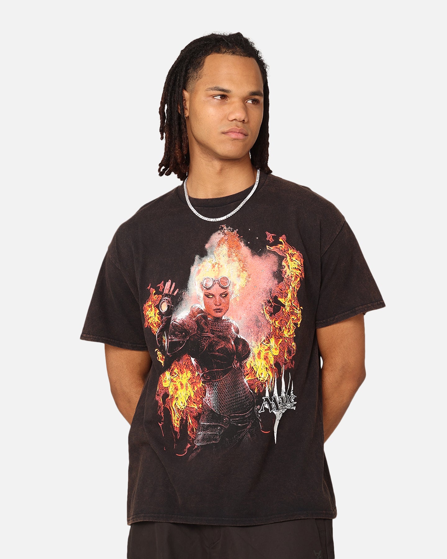 mtg vintage t shirt tシャツ　chronatog 時エイトグ Goat Crew X Magic: The Gathering Chandra Vintage T-Shirt Black