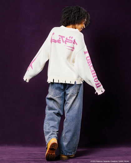 Pokémon By Loiter Ditto Knit Sweater Off White