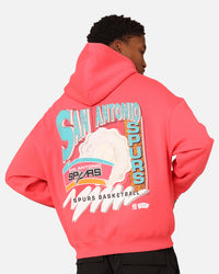 Mitchell & Ness San Antonio Spurs Basketball Hoodie Pepper Pink
