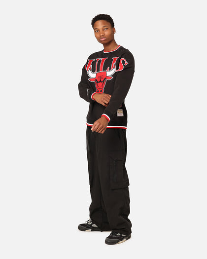 Mitchell & Ness Chicago Bulls Shooting Crewneck Black