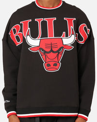 Mitchell & Ness Chicago Bulls Shooting Crewneck Black