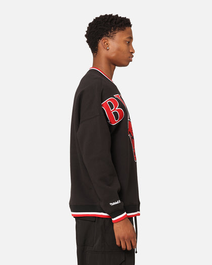 Mitchell & Ness Chicago Bulls Shooting Crewneck Black