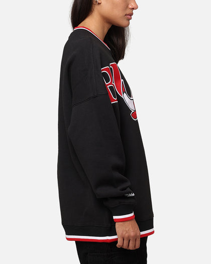 Mitchell & Ness Chicago Bulls Shooting Crewneck Black