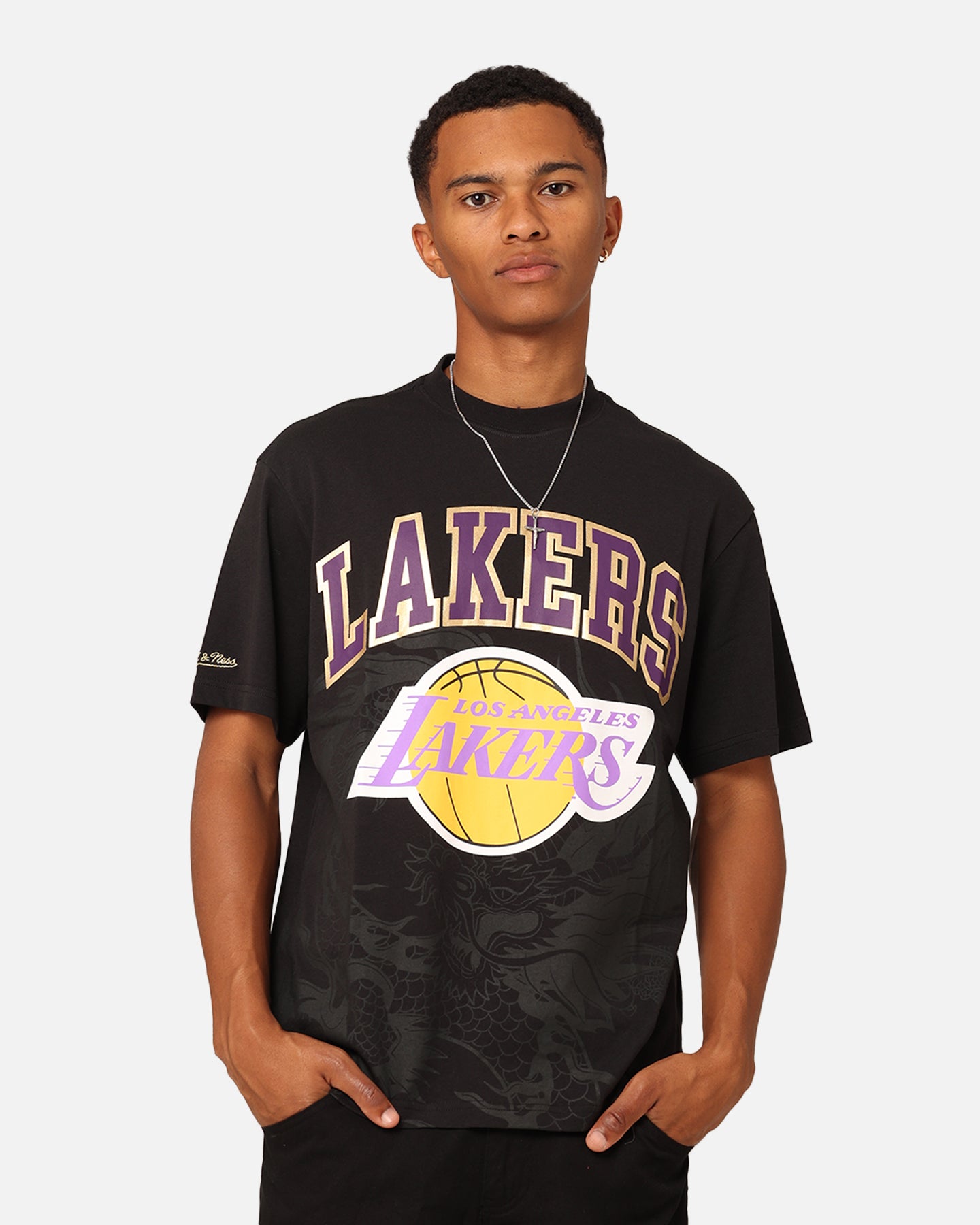 Mitchell & Ness Los Angeles Lakers Year Of The Dragon T-Shirt