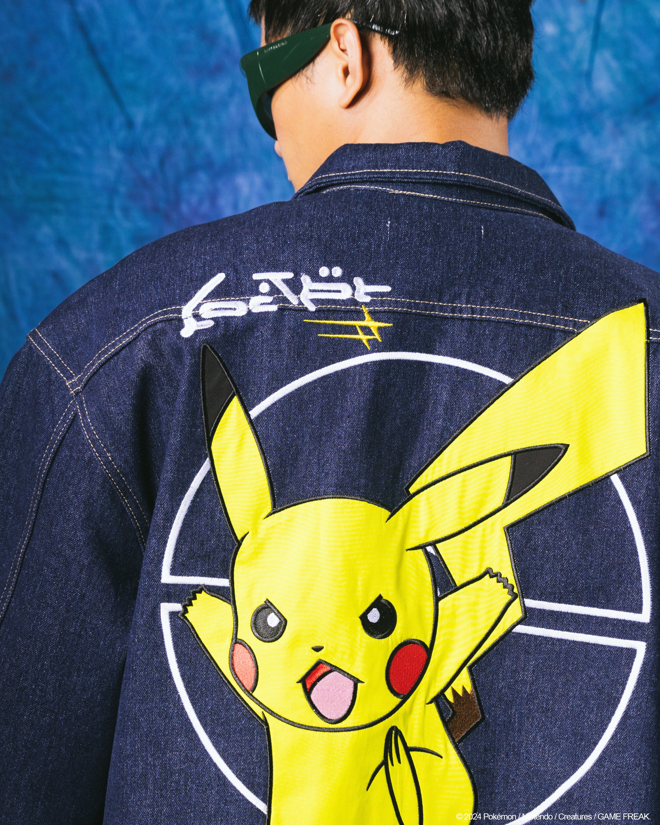 Pokémon By Loiter Pikachu Denim Jacket Indigo | Culture Kings US