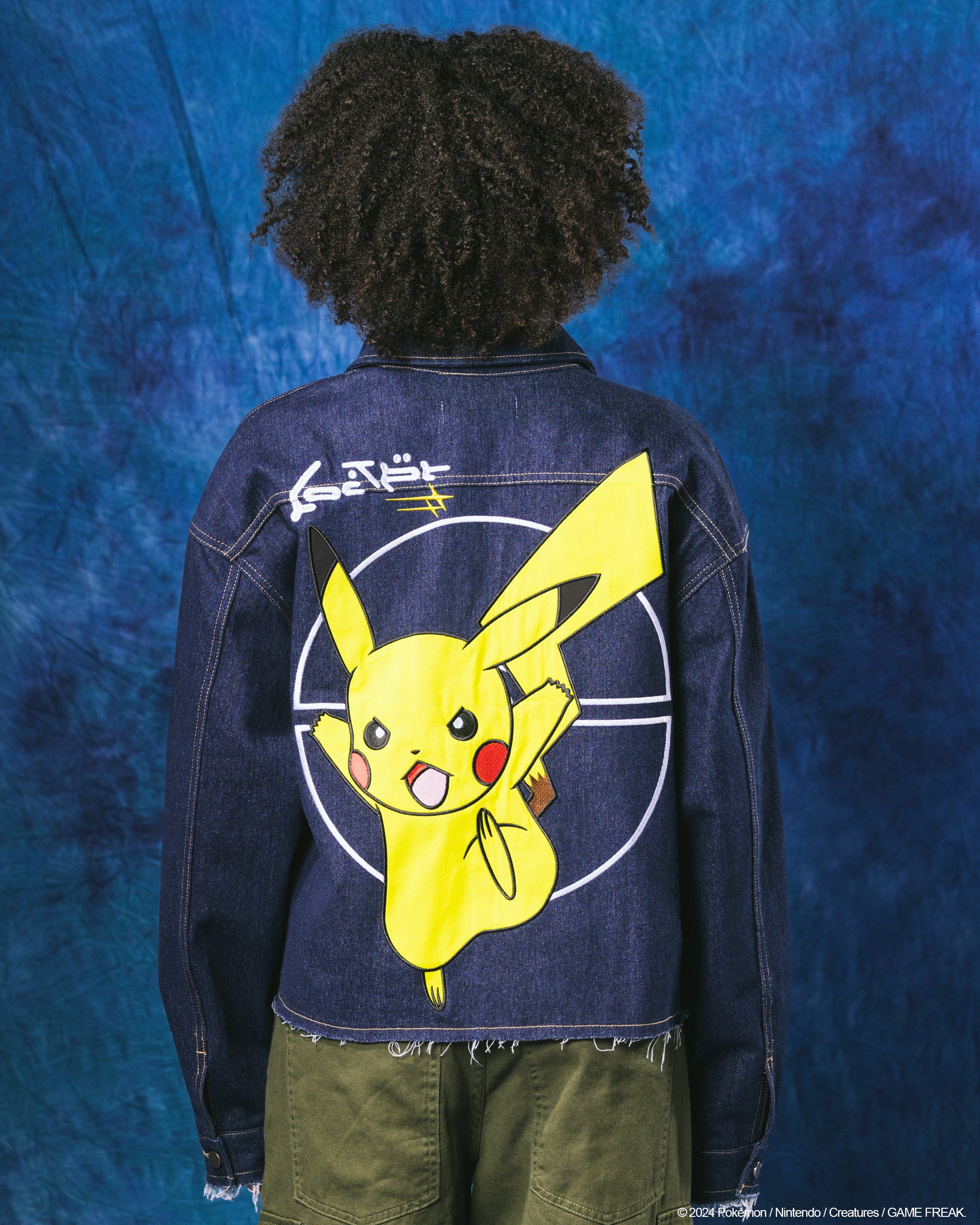 Pokémon By Loiter Pikachu Denim Jacket Indigo | Culture Kings US
