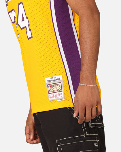 Mitchell & Ness Los Angeles Lakers Shaquille O'Neal '99-00 Home Swing Jersey Yellow