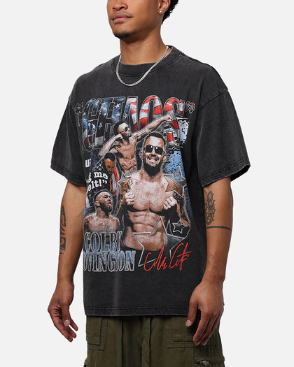 UFC By Goat Crew Colby Covington Belt Vintage T-Shirt Vintage Black