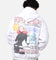 Goat Crew Demi Anime Hoodie White