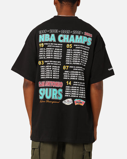 Mitchell & Ness San Antonio Spurs 'Spurs 2014 Champs' 2014 World Champs T-Shirt Black