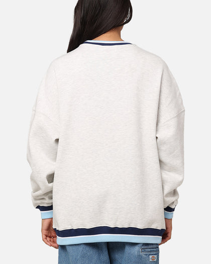 Mitchell & Ness North Carolina Tar Heels Shooting Crewneck Silver Marle