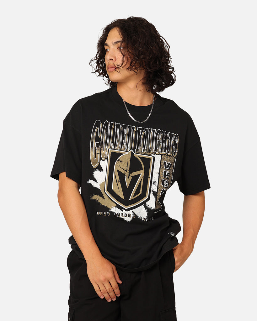Mitchell & Ness Vegas Golden Knights Brush Off T-Shirt Faded Black