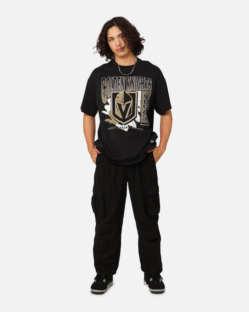 Mitchell & Ness Vegas Golden Knights Brush Off T-Shirt Faded Black