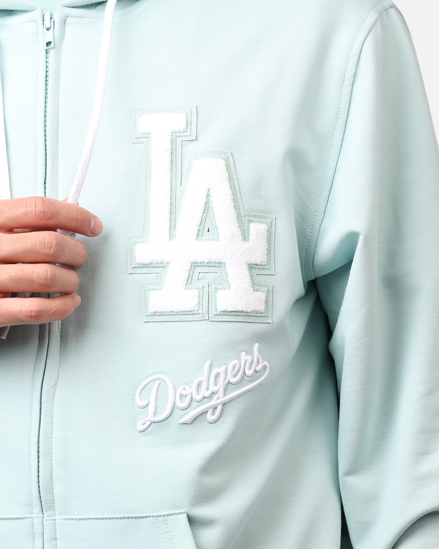 New Era Los Angeles Dodgers 'Logo Select Mint' Full Zip Hoodie