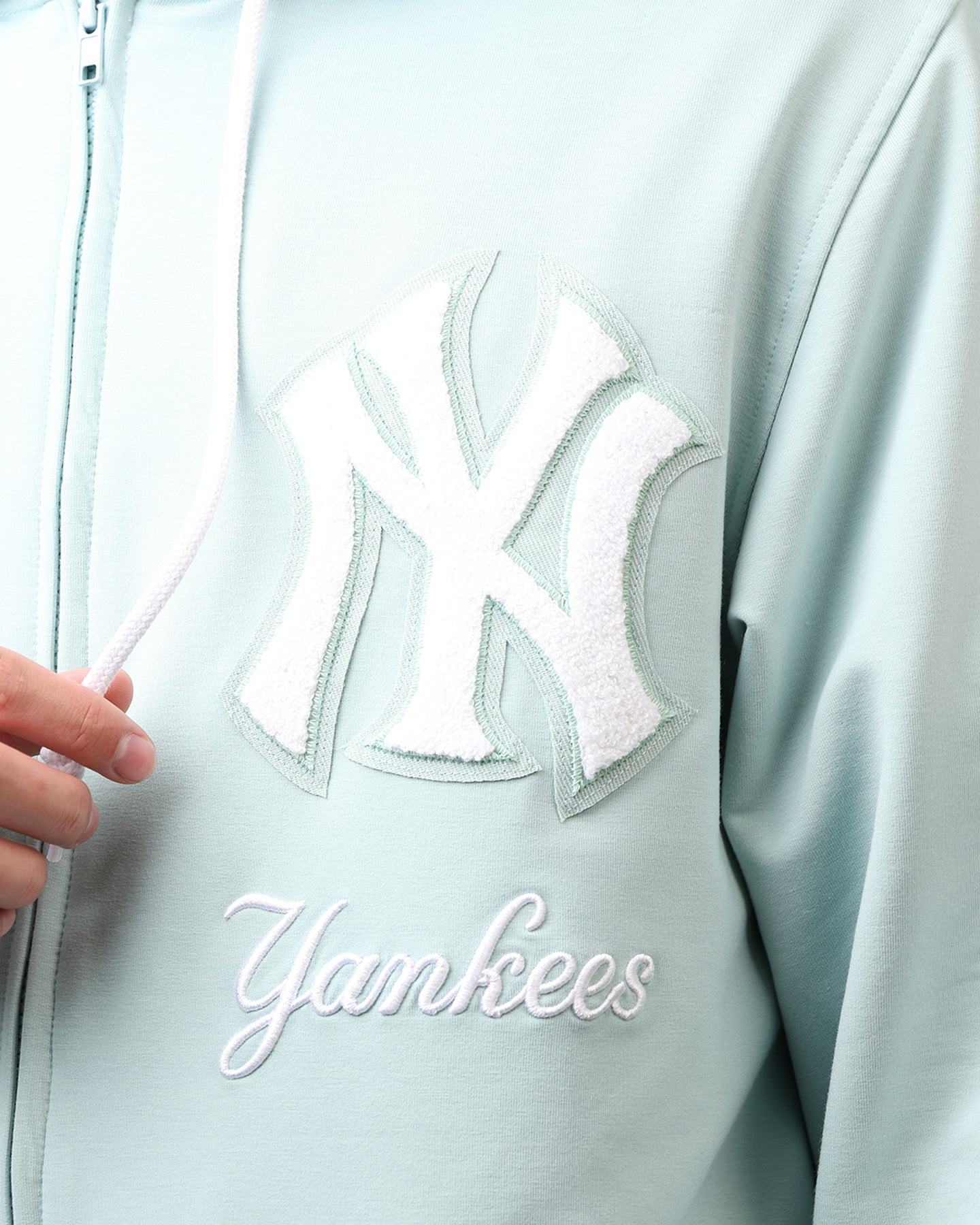 New Era New York Yankees 'Logo Select Mint' Full Zip Hoodie Mint