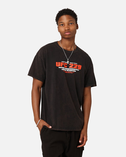 UFC By Goat Crew 229 Card: Khabib Nurmagomedov Vs. Conor McGregor T-Shirt Black Wash