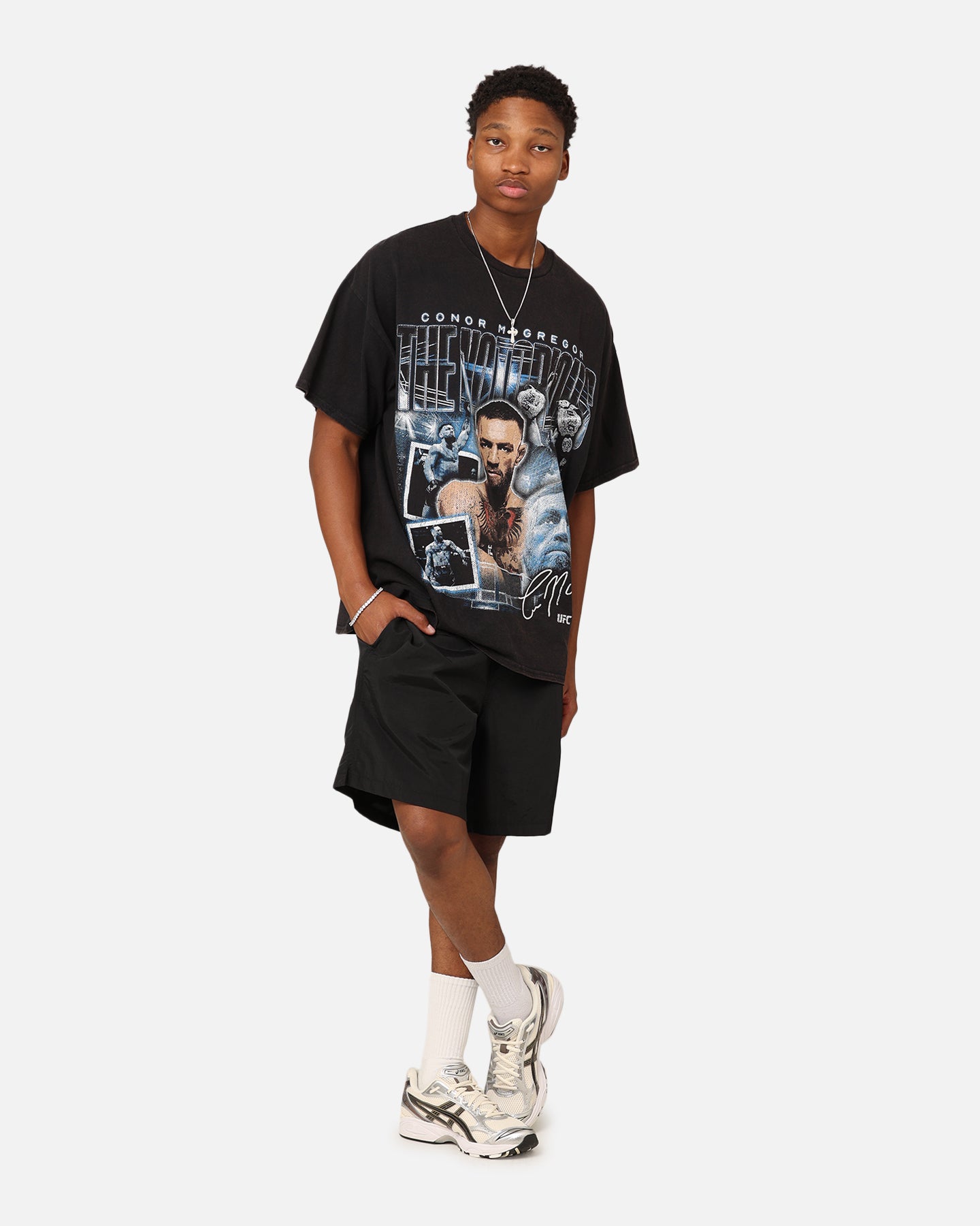 UFC By Goat Crew Conor McGregor Moment Vintage T-Shirt Black Wash