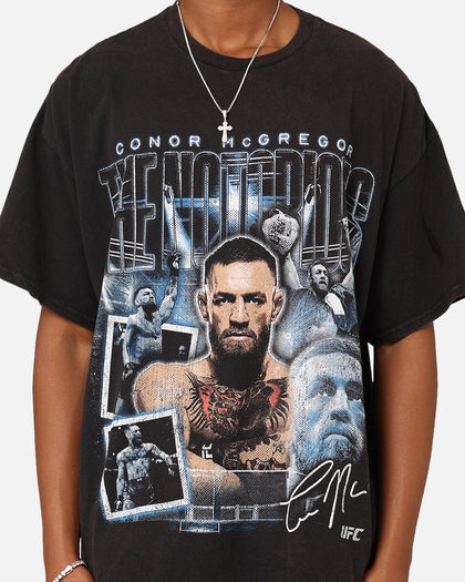 UFC By Goat Crew Conor McGregor Moment Vintage T-Shirt Black Wash