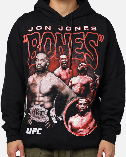 UFC By Goat Crew Jon Jones Vintage Hoodie Black Wash