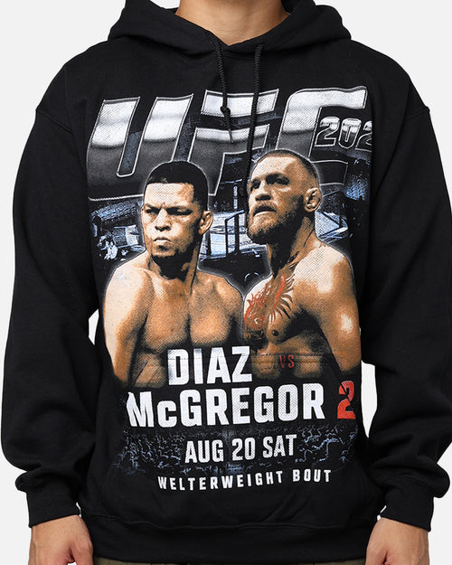 UFC By Goat Crew 202: Nate Diaz vs. Conor McGregor Hoodie Black