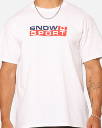 American Thrift Snow Sport T-Shirt White