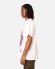 73Studio X Power Rangers Pink Ranger Big Head Heavyweight T-Shirt White