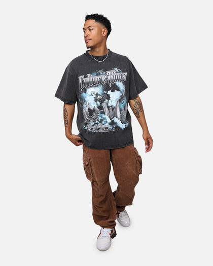 Culture Kings Crown T-Shirt Washed Black