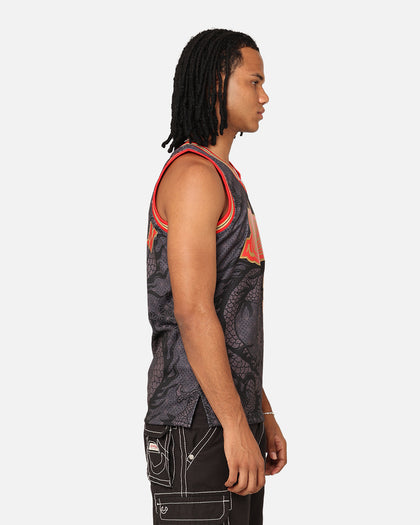 Mitchell & Ness Philadelphia 76ers Allen Iverson '97-98 Year of the Dragon Swingman Jersey Black/Red