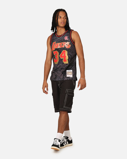 Mitchell & Ness Los Angeles Lakers Shaquille O'Neal '96-97 Year of the Dragon Swingman Jersey Black/Red