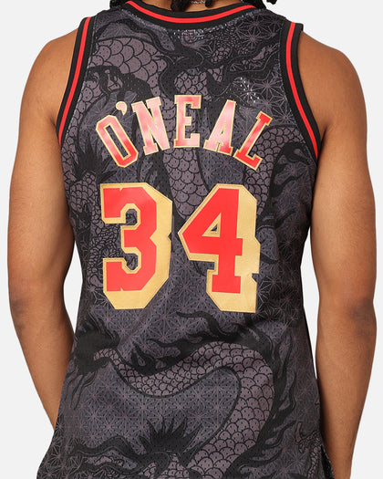 Mitchell & Ness Los Angeles Lakers Shaquille O'Neal '96-97 Year of the Dragon Swingman Jersey Black/Red