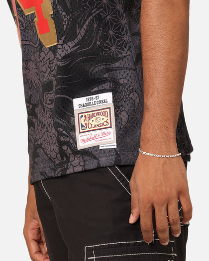 Mitchell & Ness Los Angeles Lakers Shaquille O'Neal '96-97 Year of the Dragon Swingman Jersey Black/Red