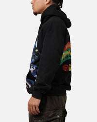 73Studio X Power Rangers Morphin Group Hoodie Black Wash