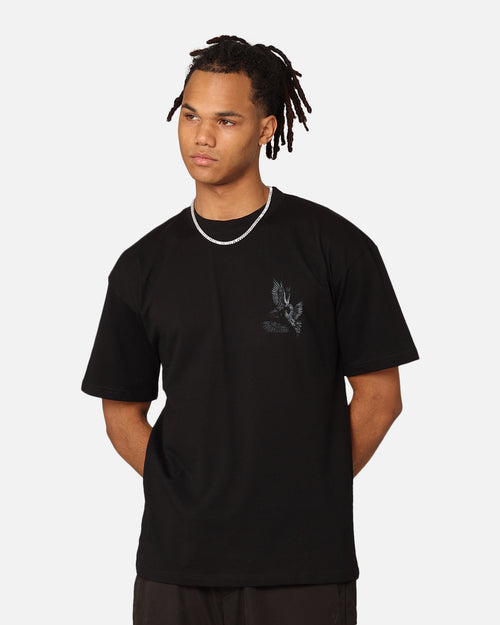 Saint Morta Doves Drop Shoulder T-Shirt Black