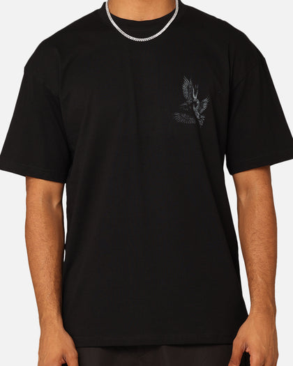 Saint Morta Doves Drop Shoulder T-Shirt Black