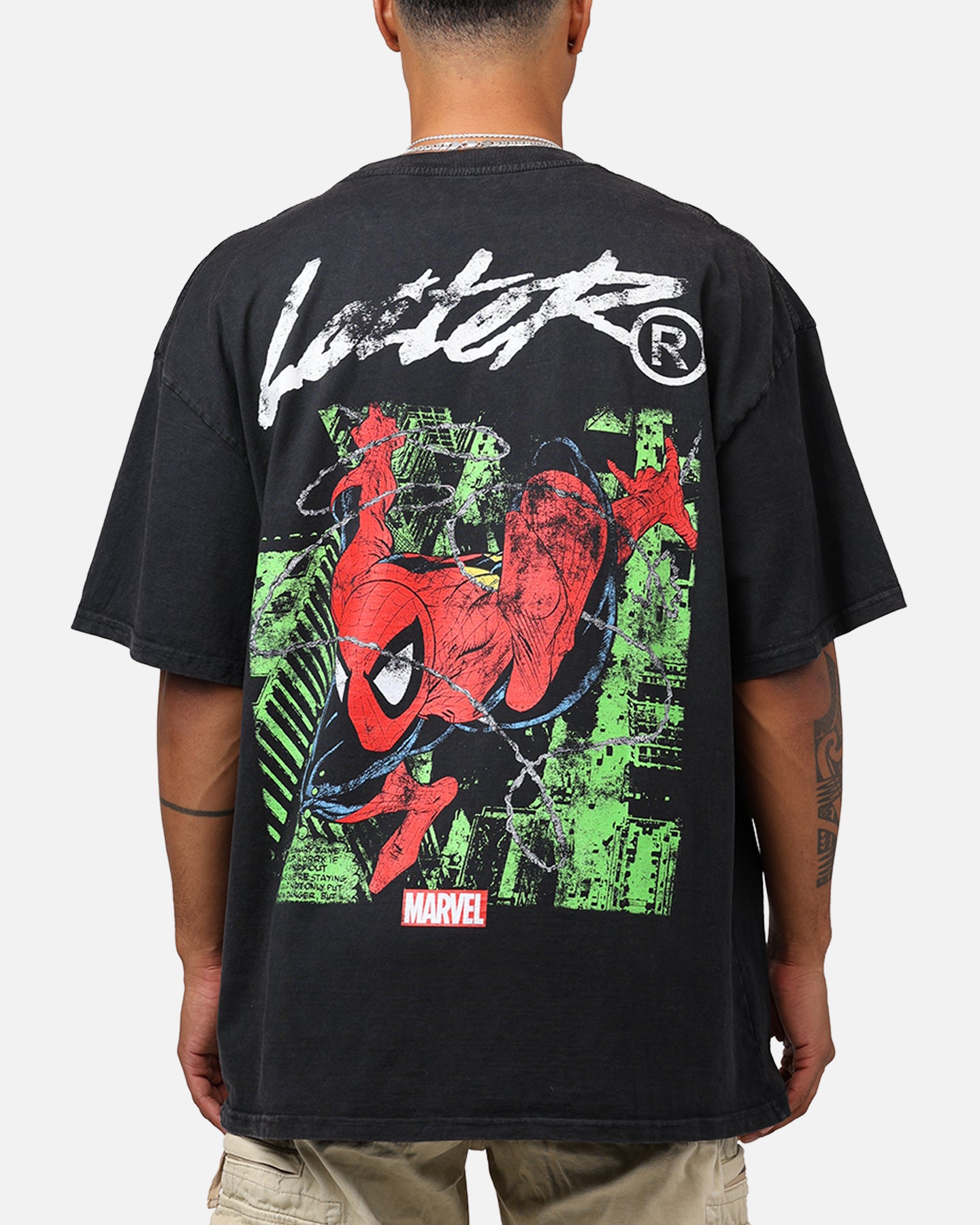 Marvel Spider-Man T-Shirt Charcoal | Culture Kings US