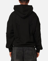 The Anti Order Life Is War Zip Hoodie Black