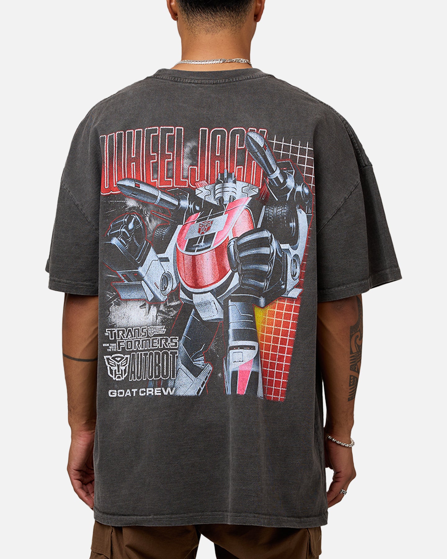 Goat Crew X Transformers Wheeljack T-Shirt Black Wash | Culture