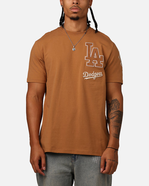New Era Los Angeles Dodgers Cord T-Shirt Medium Beige