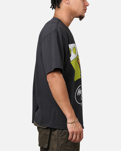 Diet Starts Monday World On Fire T-Shirt Washed Black