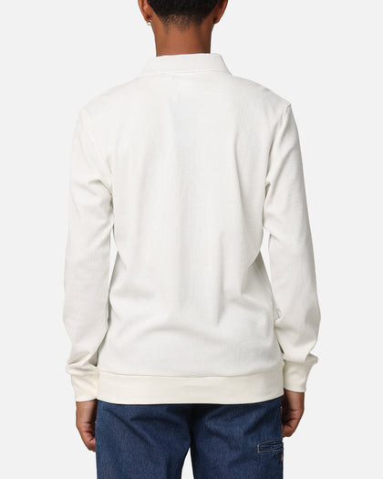 Adidas Long Sleeve Polo Shirt Off White