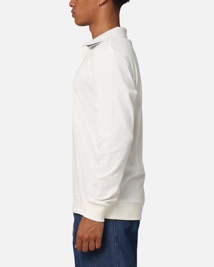 Adidas Long Sleeve Polo Shirt Off White