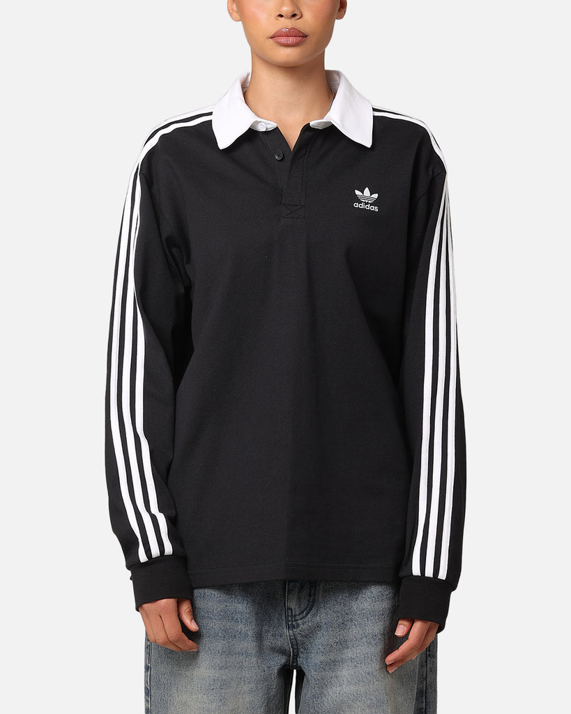 Adidas Rugby Polo Shirt Black | Culture Kings US