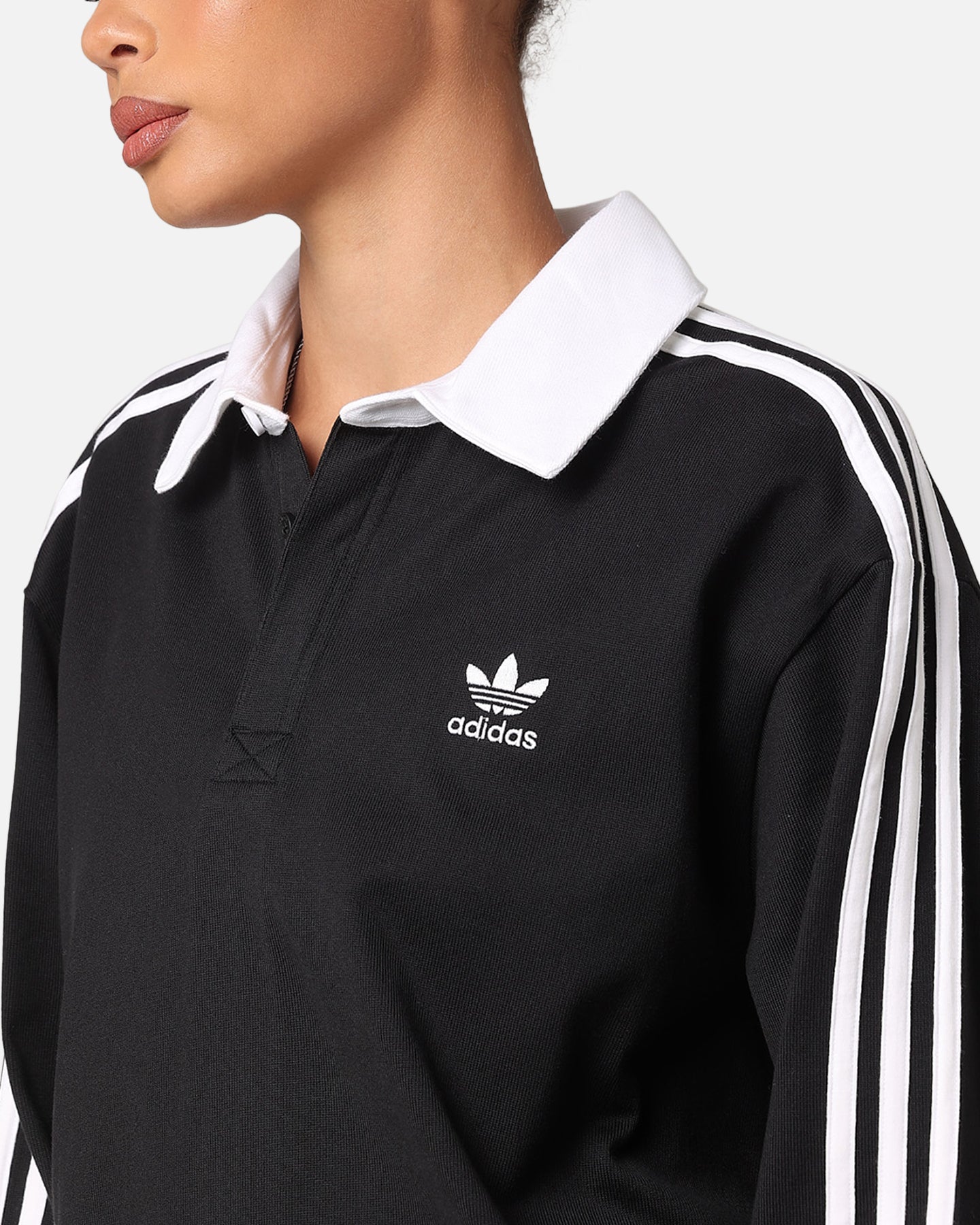 Adidas Rugby Polo Shirt Black | Culture Kings US