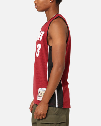 Mitchell & Ness Miami Heat Dwyane Wade 'Love & Devotion' Swingman Jersey Dark Pink
