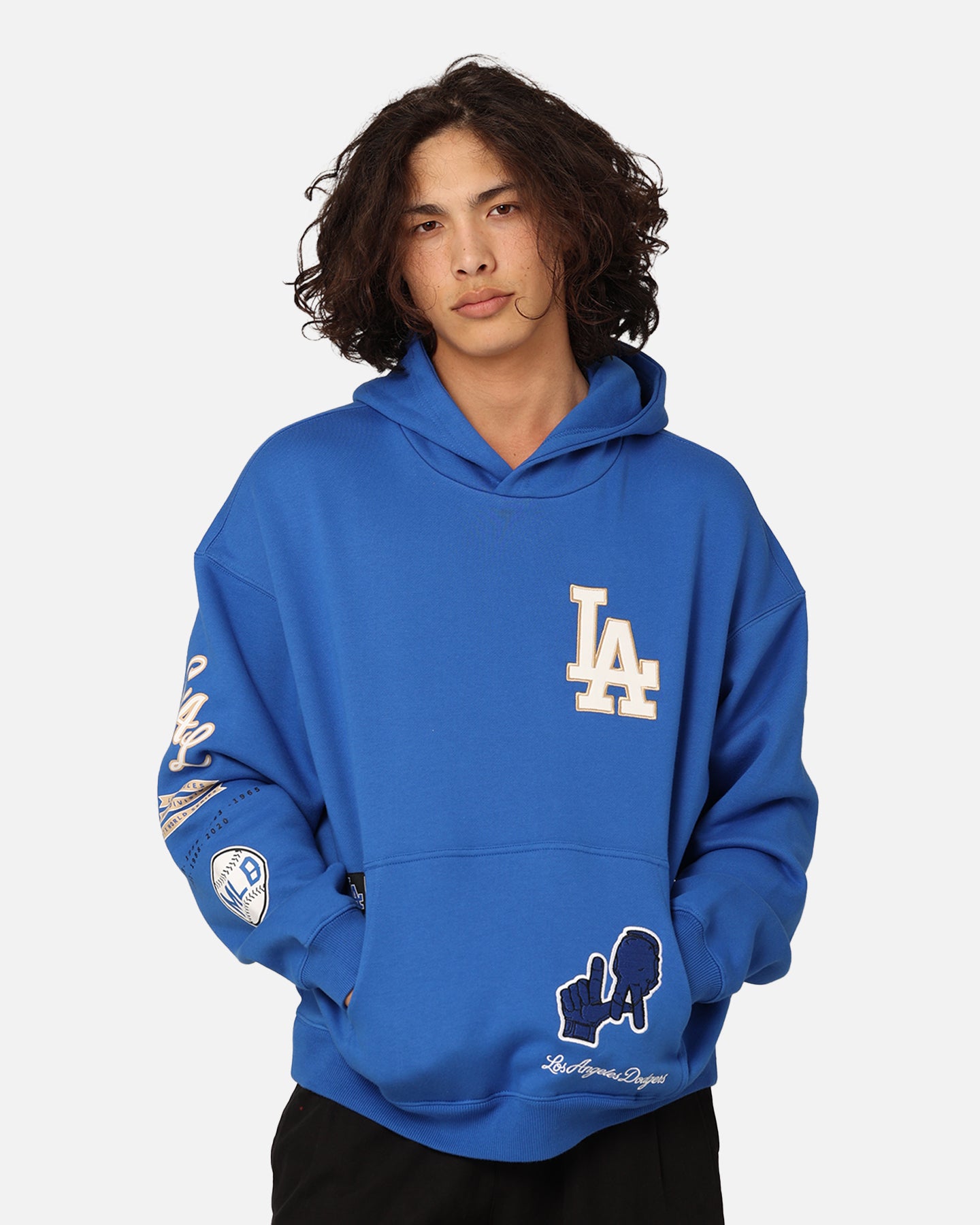 Majestic Athletic Los Angeles Dodgers City Appliqué Hoodie Olympic