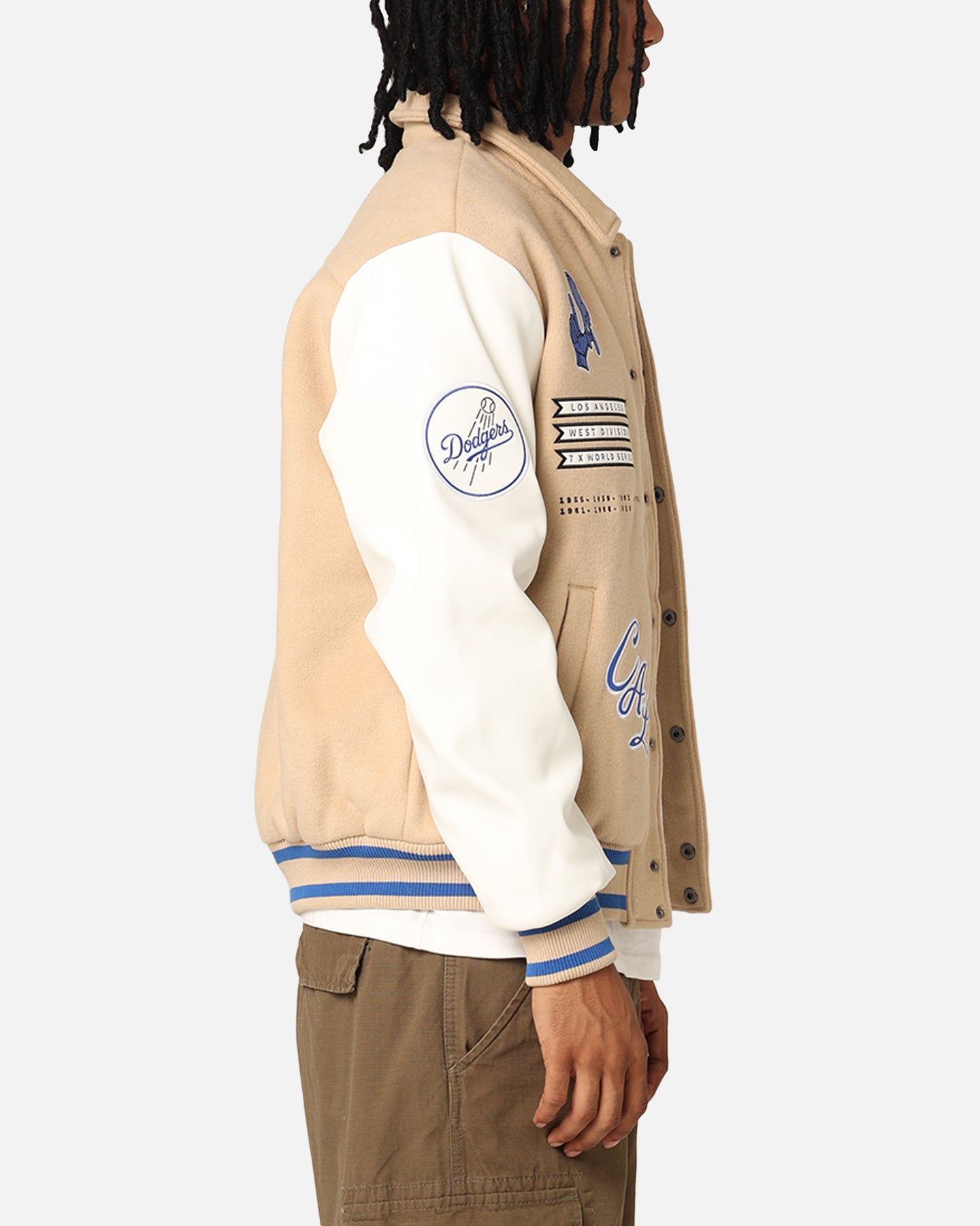 Majestic Athletic Los Angeles Dodgers City PU Melton Letterman