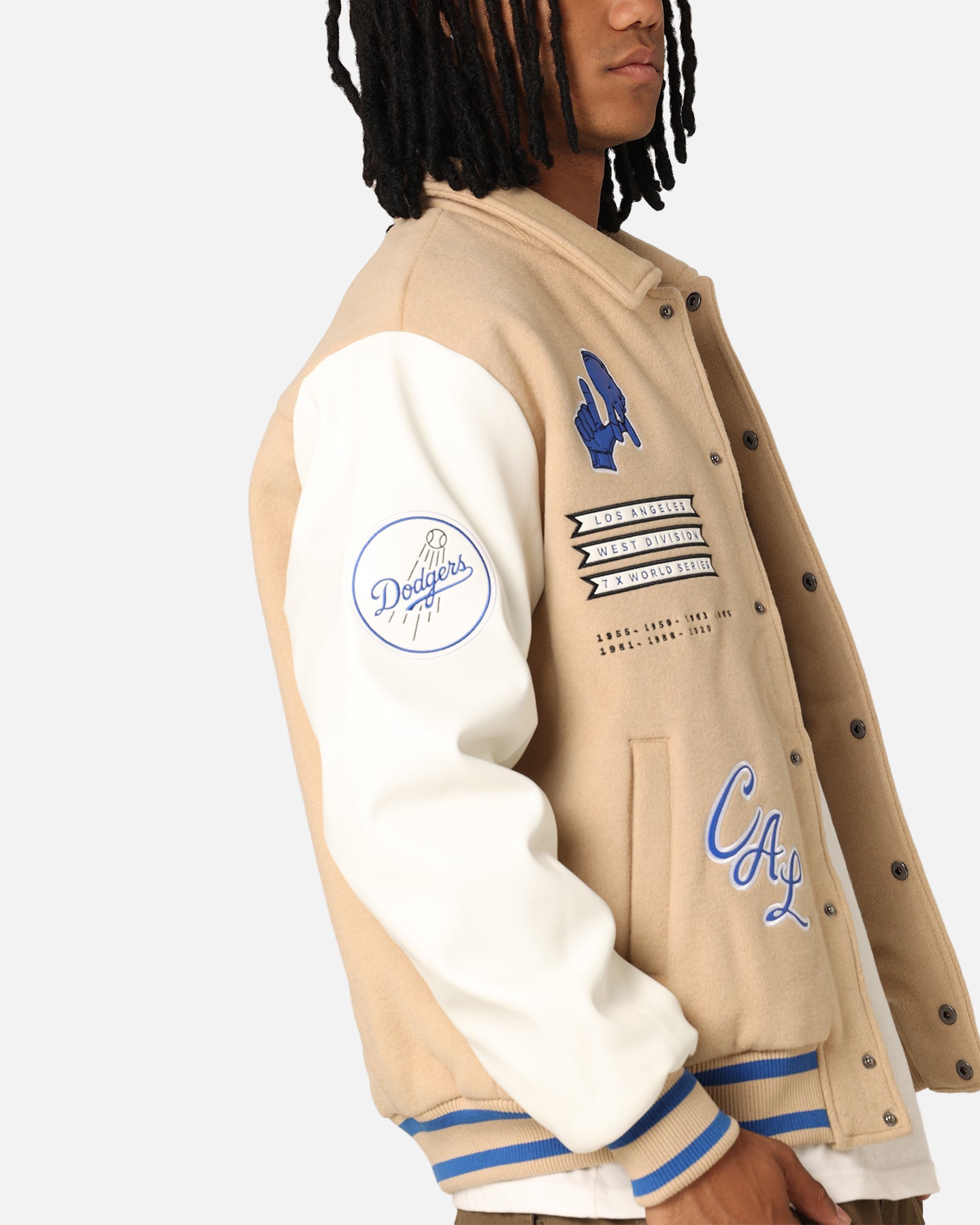 Majestic Athletic Los Angeles Dodgers City PU Melton Letterman