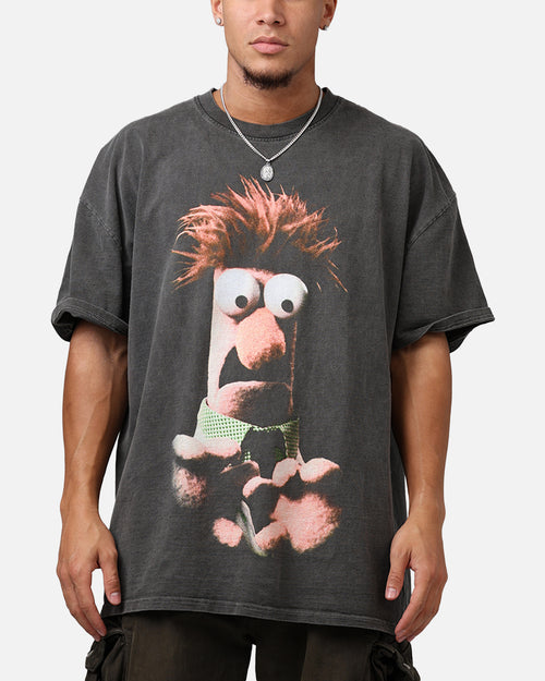73Studio Disney The Muppets Beaker Heavyweight T-Shirt Black Wash