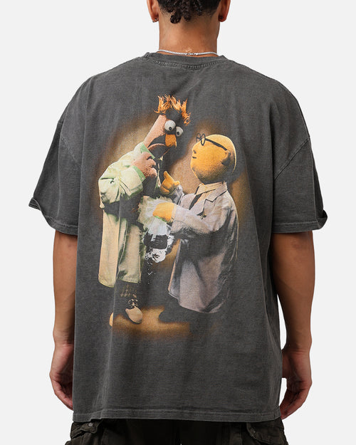 73Studio Disney The Muppets Beaker Heavyweight T-Shirt Black Wash