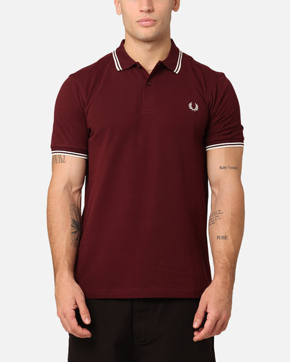 Fred Perry Twin Tipped Polo Shirt Oxblood